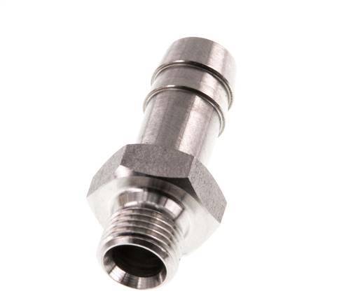 G 1/8'' Male x 9mm Stainless steel Hose barb 40 Bar