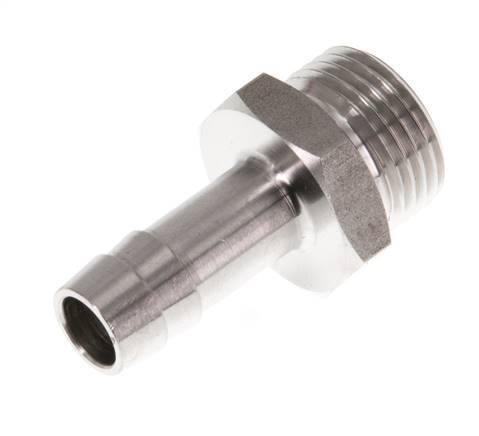 G 3/8'' Male x 9mm Stainless steel Hose barb 40 Bar