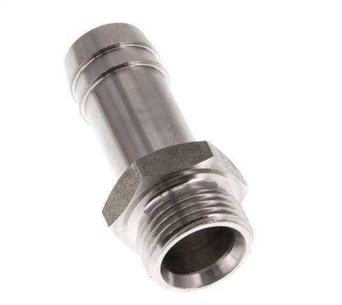 G 3/8'' Male x 13mm Stainless steel Hose barb 40 Bar