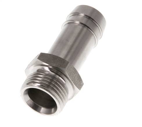 G 3/8'' Male x 13mm Stainless steel Hose barb 40 Bar