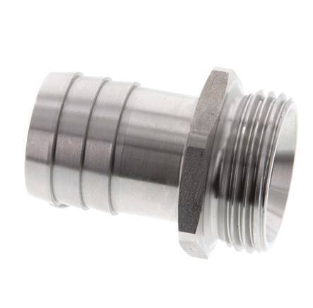 G 1'' Male x 25mm Stainless steel Hose barb 40 Bar