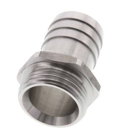 G 1'' Male x 25mm Stainless steel Hose barb 40 Bar