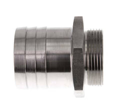 G 1 1/2'' Male x 50mm Stainless steel Hose barb 40 Bar
