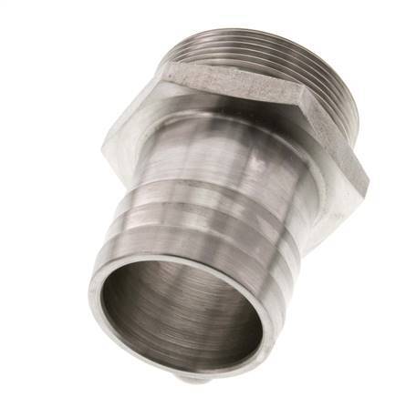 G 2'' Male x 50mm Stainless steel Hose barb 40 Bar