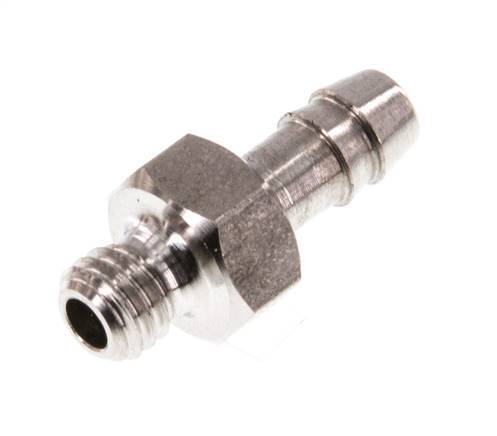 M5 Male x 4mm Stainless steel Hose barb 40 Bar
