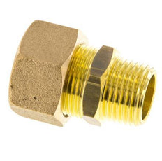 R 1/2'' Male x 18mm Brass Straight Compression Fitting 67 Bar DIN EN 1254-2