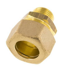 R 1/2'' Male x 22mm Brass Straight Compression Fitting 54 Bar DIN EN 1254-2