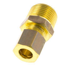 R 3/8'' Male x 8mm Brass Straight Compression Fitting 135 Bar DIN EN 1254-2