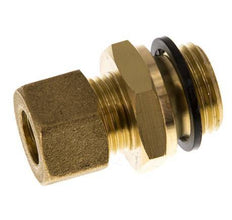 G 1/2'' Male x 12mm Brass Straight Compression Fitting with PA Seal 75 Bar DIN EN 1254-2