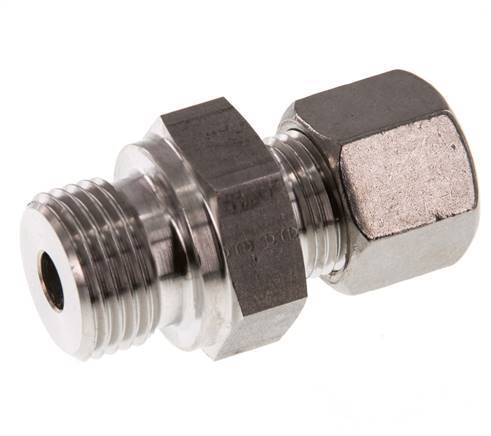 G 1/2'' Male x 10S Stainless steel Straight Compression Fitting 630 Bar DIN 2353