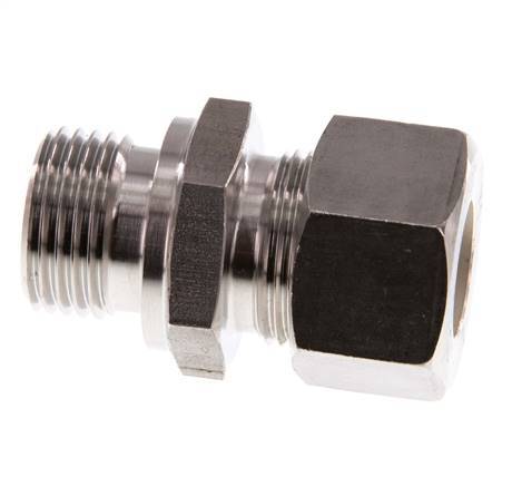 G 1/2'' Male x 15L Stainless steel Straight Compression Fitting 315 Bar DIN 2353