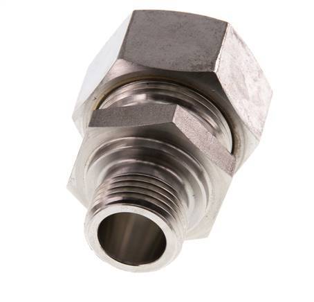 G 1/2'' Male x 22L Stainless steel Straight Compression Fitting 160 Bar DIN 2353