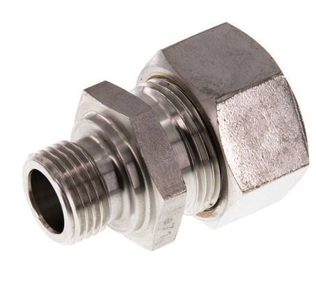 G 1/2'' Male x 22L Stainless steel Straight Compression Fitting 160 Bar DIN 2353