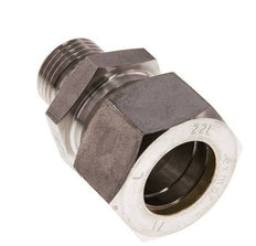 G 1/2'' Male x 22L Stainless steel Straight Compression Fitting 160 Bar DIN 2353