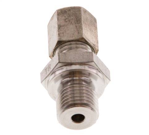 G 1/4'' Male x 6L Stainless steel Straight Compression Fitting 315 Bar DIN 2353