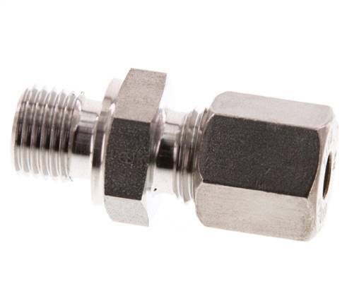 G 1/4'' Male x 6S Stainless steel Straight Compression Fitting 630 Bar DIN 2353