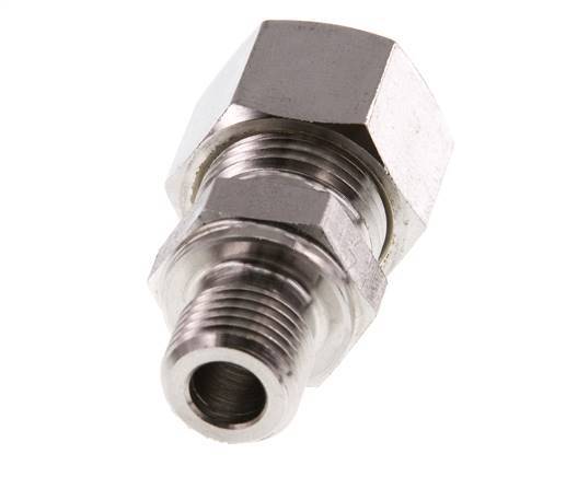 G 1/4'' Male x 12L Stainless steel Straight Compression Fitting 315 Bar DIN 2353