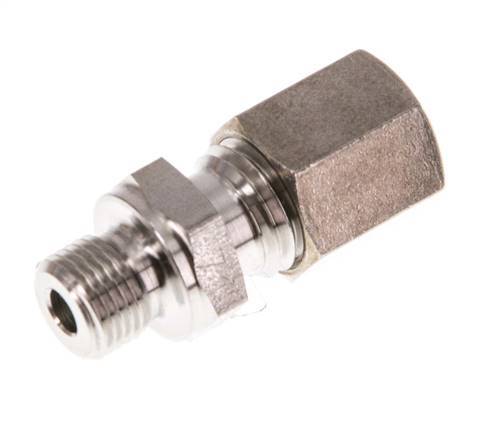 G 1/8'' Male x 6L Stainless steel Straight Compression Fitting 315 Bar DIN 2353