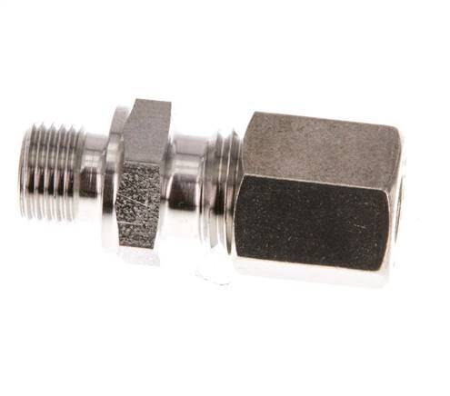 G 1/8'' Male x 6L Stainless steel Straight Compression Fitting 315 Bar DIN 2353
