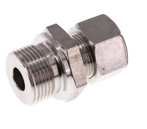 G 3/4'' Male x 15L Stainless steel Straight Compression Fitting 315 Bar DIN 2353