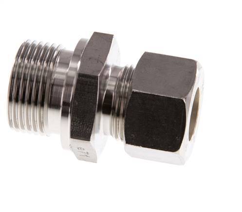 G 3/4'' Male x 15L Stainless steel Straight Compression Fitting 315 Bar DIN 2353