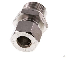 G 3/4'' Male x 15L Stainless steel Straight Compression Fitting 315 Bar DIN 2353