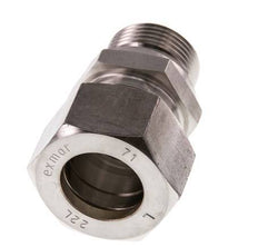 G 3/4'' Male x 22L Stainless steel Straight Compression Fitting 160 Bar DIN 2353