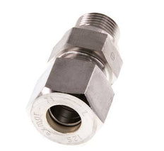 G 3/8'' Male x 12S Stainless steel Straight Compression Fitting 630 Bar DIN 2353