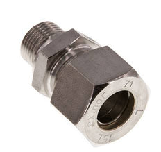 G 3/8'' Male x 15L Stainless steel Straight Compression Fitting 315 Bar DIN 2353