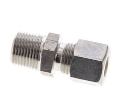 3/8'' NPT Male x 10L Stainless steel Straight Compression Fitting 315 Bar DIN 2353
