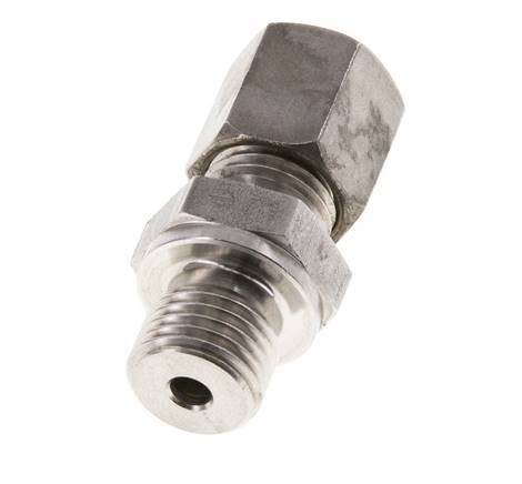 M14x1.5 Male x 6S Stainless steel Straight Compression Fitting 630 Bar DIN 2353