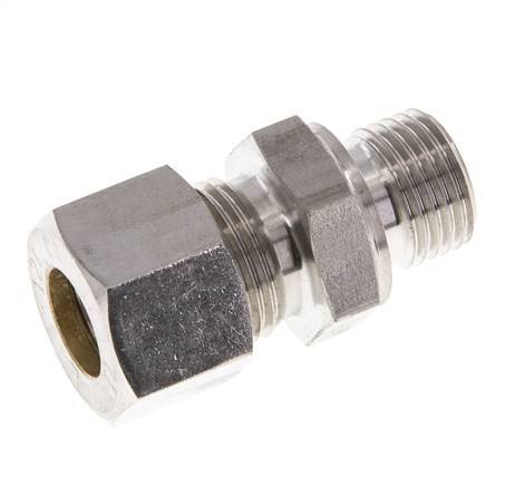 M16x1.5 Male x 12L Stainless steel Straight Compression Fitting 315 Bar DIN 2353