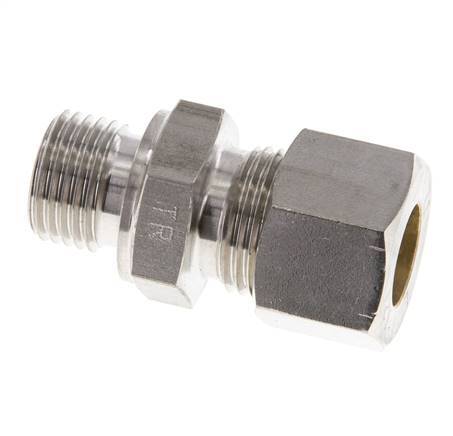 M16x1.5 Male x 12L Stainless steel Straight Compression Fitting 315 Bar DIN 2353
