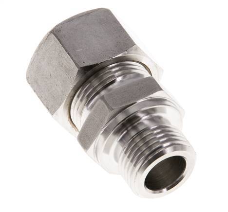 M18x1.5 Male x 15L Stainless steel Straight Compression Fitting 315 Bar DIN 2353
