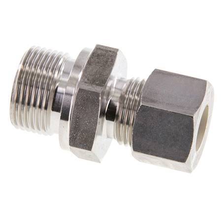M22x1.5 Male x 12L Stainless steel Straight Compression Fitting 315 Bar DIN 2353