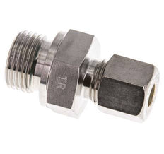 G 1/2'' Male x 8S Stainless steel Straight Compression Fitting with FKM Seal 630 Bar DIN 2353