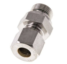 G 1/2'' Male x 12S Stainless steel Straight Compression Fitting with FKM Seal 630 Bar DIN 2353