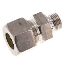 G 1/2'' Male x 20S Stainless steel Straight Compression Fitting with FKM Seal 400 Bar DIN 2353