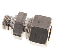 G 1/2'' Male x 20S Stainless steel Straight Compression Fitting with FKM Seal 400 Bar DIN 2353