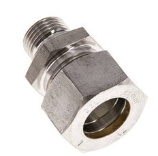 G 1/2'' Male x 22L Stainless steel Straight Compression Fitting with FKM Seal 160 Bar DIN 2353