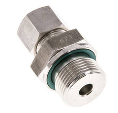 G 3/4'' Male x 12S Stainless steel Straight Compression Fitting with FKM Seal 630 Bar DIN 2353
