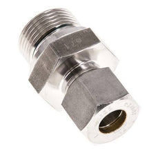 G 3/4'' Male x 12S Stainless steel Straight Compression Fitting with FKM Seal 630 Bar DIN 2353