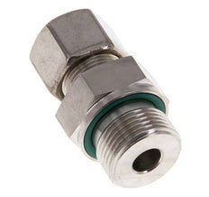 G 3/4'' Male x 14S Stainless steel Straight Compression Fitting with FKM Seal 630 Bar DIN 2353