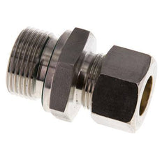 G 3/4'' Male x 15L Stainless steel Straight Compression Fitting with FKM Seal 315 Bar DIN 2353