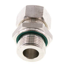 G 1'' Male x 22L Stainless steel Straight Compression Fitting with FKM Seal 160 Bar DIN 2353