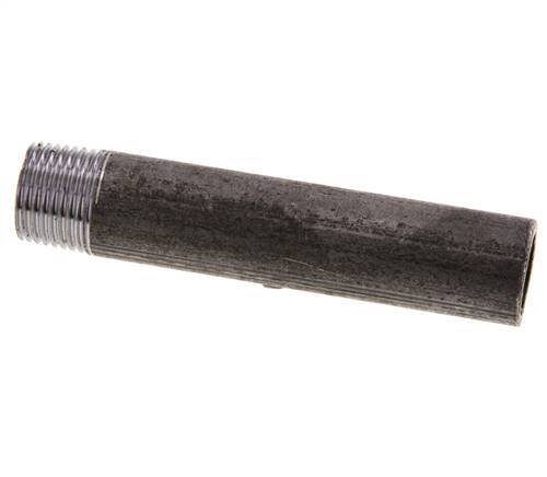 R 1/2'' Male x 21.3mm Steel Pipe Nipple with Welding End 50 Bar DIN 2982 - 100mm [2 Pieces]
