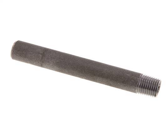 R 1/4'' Male x 13.5mm Steel Pipe Nipple with Welding End 50 Bar DIN 2982 - 100mm [2 Pieces]