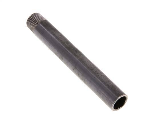 R 3/8'' Male x 17.2mm Steel Pipe Nipple with Welding End 50 Bar DIN 2982 - 120mm [2 Pieces]