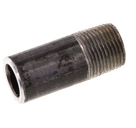 R 3/8'' Male x 17.2mm Steel Pipe Nipple with Welding End 50 Bar DIN 2982 - 40mm [2 Pieces]