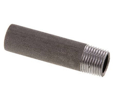 R 3/8'' Male x 17.2mm Steel Pipe Nipple with Welding End 50 Bar DIN 2982 - 60mm [2 Pieces]